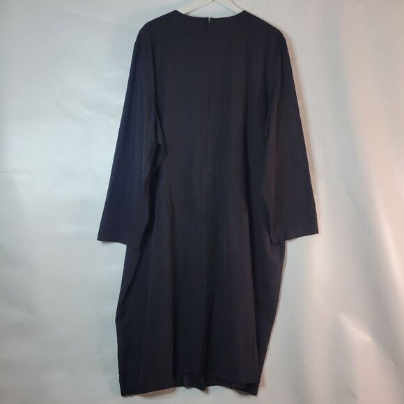 Lorenzo Vintage Black Coat-Dress - Picture 10 of 16